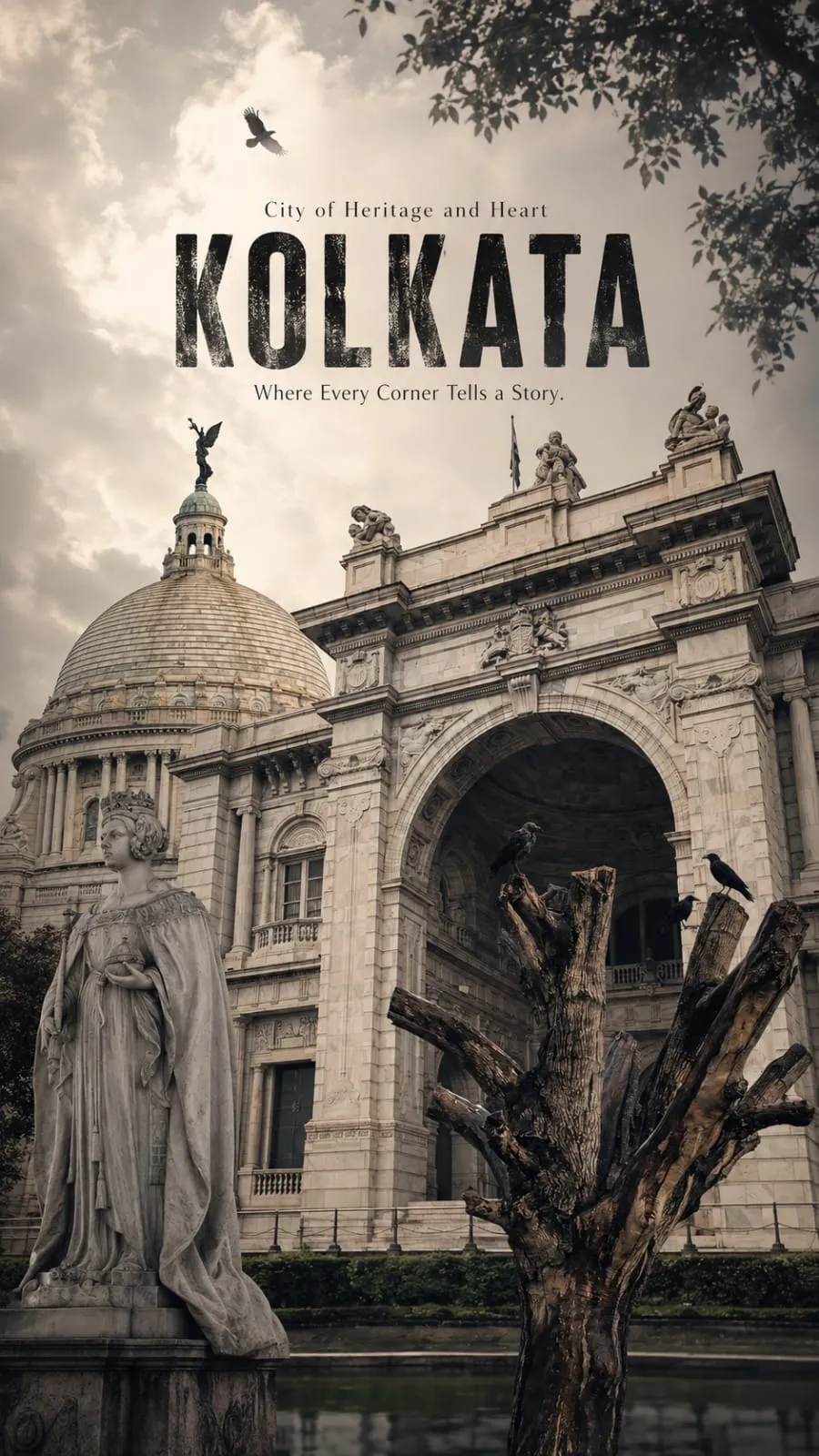 Kolkata — Graphic design and photo editing visual work by Subham Kushwaha